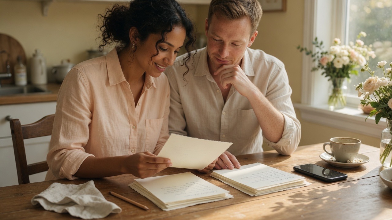 how to align vow length and tone with partner