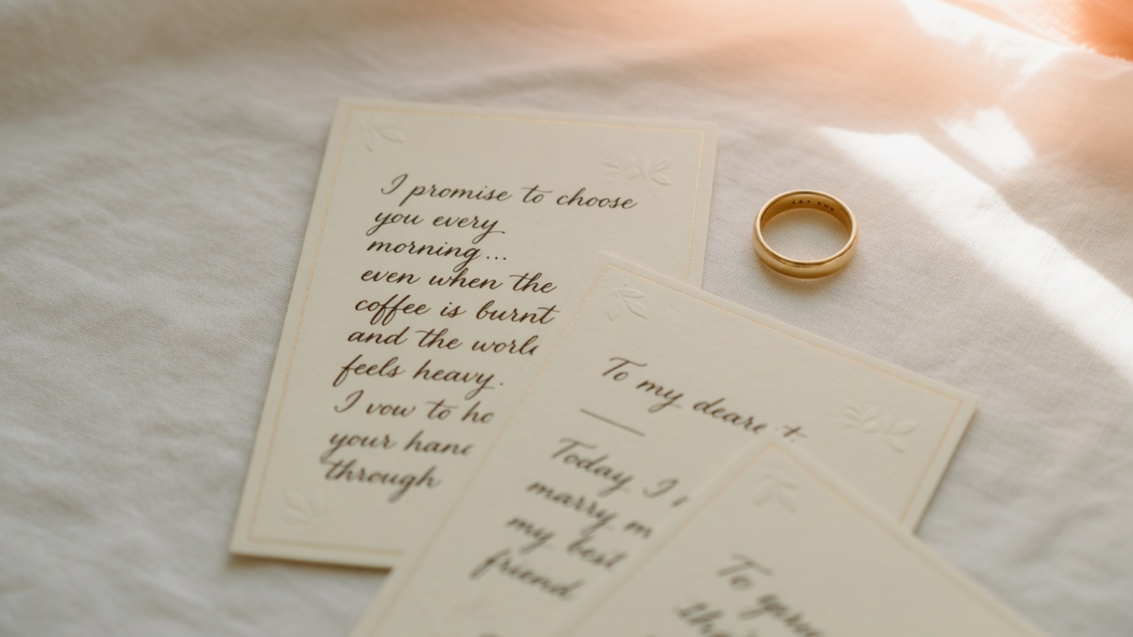 how to memorize your wedding vows