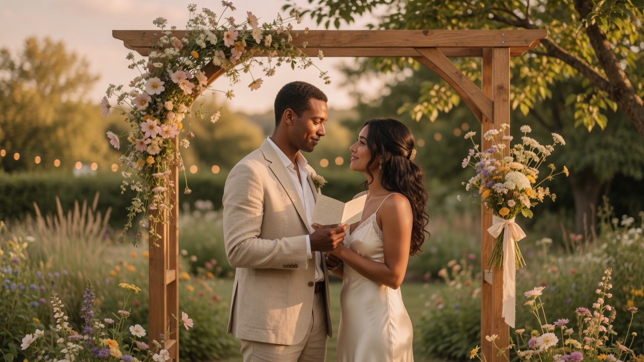 Short Modern Wedding Vows Non Religious: Compact Examples