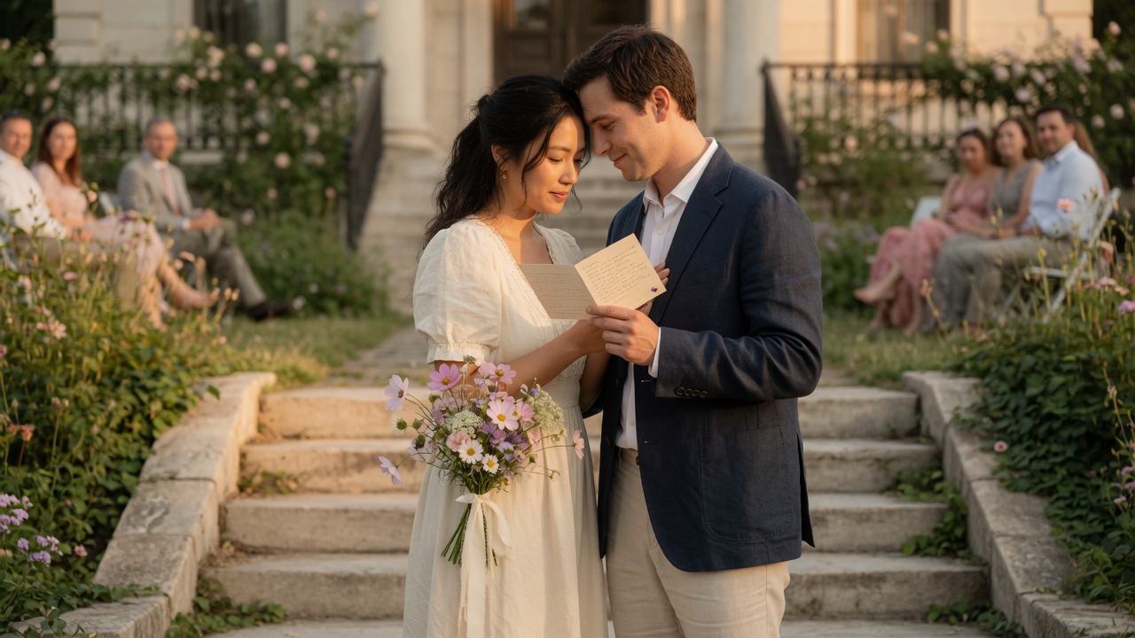 Simple 3 Sentence Wedding Vows Examples for Low-Key Days