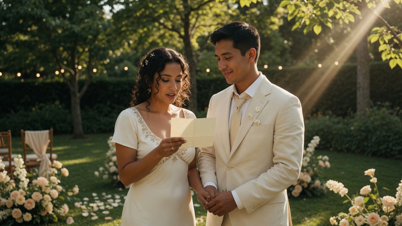 Wedding Vows That Don't Sound Cheesy: Honest Examples