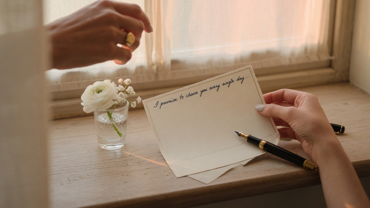 What to Write in Wedding Vows When You're Stuck